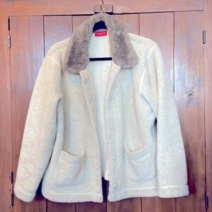 LIZ Claiborne fleece jacket size Small
